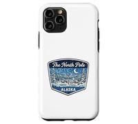 North Pole Alaska Travel Vintage Badge Case for iPhone 11 Pro