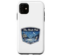 North Pole Alaska Winter Snowman Christmas Holiday Case for iPhone 11