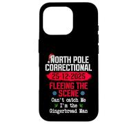 North Pole Correctional Fleeing The Scene Can't Catch Me Case for iPhone 16 Pro