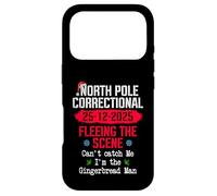 North Pole Correctional Fleeing The Scene Can't Catch Me Case for iPhone 17 Pro