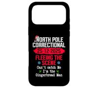 North Pole Correctional Fleeing The Scene Can't Catch Me Case for iPhone 17 Pro Max