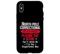 North Pole Correctional Fleeing The Scene Can't Catch Me Case for iPhone X/XS