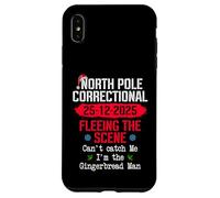 North Pole Correctional Fleeing The Scene Can't Catch Me Case for iPhone XS Max