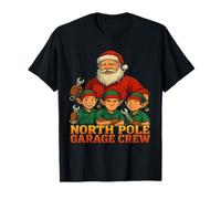 North Pole Garage Crew Santa Elves Technician Team Tradesman T-Shirt