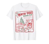 North Pole Readers Club Santa Teacher Xmas Christmas T-Shirt