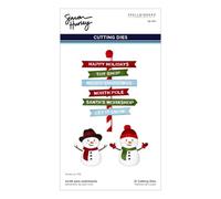 North Pole Sentiments Etched Dies from The North Pole Friends Collection by Simon Hurley