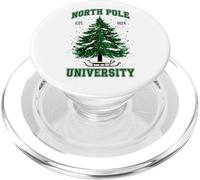 North Pole University Christmas Tees Decor and More PopSockets PopGrip for MagSafe