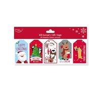 North Pole X31852 Luxury Christmas Xmas Gift Tags, Kids Cute Designs - Pack of 40