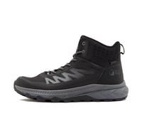 North Ridge Harlow Mens Waterproof Walking & Hiking Mid Boots with Ripstop Upper - Black - Size UK 8