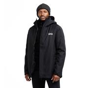 NORTH RIDGE Men’s Align 3-in-1 Jacket with Removable Insulated Inner & Adjustable Hood, Waterproof, Breathable & Warm Winter Coat (UK, Alpha, S, Regular, Regular, Black)
