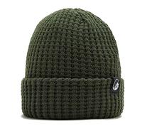 NORTH RIDGE Men's Classic Ribbed Knit Beanie Hat with Turn Up Base and Logo Tag, Crosshatch Style