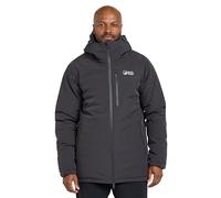 NORTH RIDGE Men's Domain Waterproof Parka Jacket with Adjustable Hood & 4 Zipped Pockets, Insulated & Packable Winter Coat (UK, Alpha, 3XL, Regular, Regular, Grey)