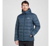 North Ridge Men's Tech Down II Jacket – 550 Fill Power, Adjustable Hood, Water-Repellent, Navy XL