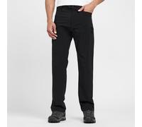 NORTH RIDGE Men’s Tech Walking Trousers with 4 Way Stretch Fabric & Adjustable Hem, Water Repellent & Lightweight Technical Pants (UK, Waist, 36, Regular, Regular, Black)