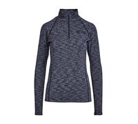 NORTH RIDGE Women's Ainslie Half Zip Pullover with Soft Brushed Back Fleece Inner, Lightweight, Breathable & Stretchy Midlayer (UK, Numeric, 14, Regular, Regular, Grey)