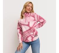 North Ridge Women's Half Zip Scape Borg Fleece, Pink 10
