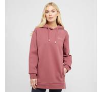 NORTH RIDGE Women's Relaxed Hoodie, Heavyweight Cotton Polyester Fleece, Drawcord Hood, Hand Warmer Pockets, Urban Style, 83% Cotton 17% Polyester (UK, Numeric, 12, Regular, Regular, Pink)