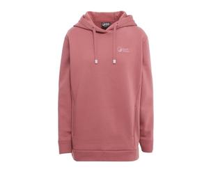 NORTH RIDGE Women's Relaxed Hoodie, Heavyweight Cotton Polyester Fleece, Drawcord Hood, Hand Warmer Pockets, Urban Style, 83% Cotton 17% Polyester (UK, Numeric, 18, Regular, Regular, Pink)