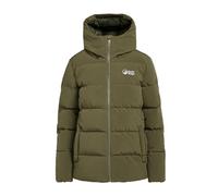 NORTH RIDGE Women's Saunter Baffle Jacket, Insulated Winter Coat with Hood, 60g/m2 Padding, Adjustable Drawcords, Multiple Pockets, Cold Weather Protection