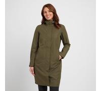 North Ridge Women's Jacket Switch – Waterproof, Breathable, Peaked Hood, Waist Drawcord – Khaki 14