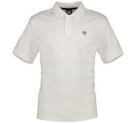 NORTH SAILS 692451 Men's Short Sleeve Polo Shirt with Collar and Buttons Item Basic Polo Short Sleeve, White, M