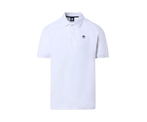 NORTH SAILS 692451 Men's Short Sleeve Polo Shirt with Collar and Buttons Item Basic Polo Short Sleeve, White, M