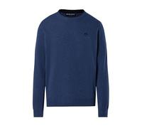 NORTH SAILS Crewneck Sweater with Embroidered Logo, China Blue Melange, 4XL