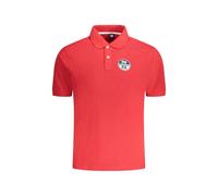 North Sails logo-patch cotton polo shirt - Red S-M-L-XL-XXL