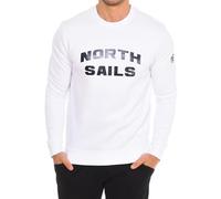 Crew Neck Sweatshirt Classic Logo - male - North Sails - Sweatshirts - White - S - Sweatshirts & Hoodies S