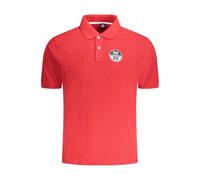 North Sails Mens Classic Fit Polo Shirt Short Sleeve - Red Cotton - Size Small