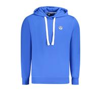 North Sails Mens Classic Hoodie Blue - Medium Blue Cotton - Size Large