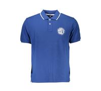 North Sails Mens Classic Polo Shirt Short Sleeve Tipped Collar - Medium Blue Cotton - Size X-Large