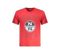 North Sails Mens Collegiate Logo Tee Short Sleeve - Light Pink Cotton - Size 3XL