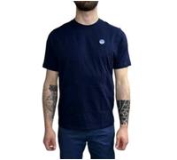 North Sails Men's Cotton Jersey T-Shirt with Short Sleeves - Regular Fit, Blue Navy, 4XL