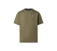 North Sails Men's Cotton Jersey T-Shirt with Short Sleeves - Regular Fit, Deep Green, M
