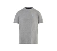 North Sails Men's Cotton Jersey T-Shirt with Short Sleeves - Regular Fit, heather grey, XXL