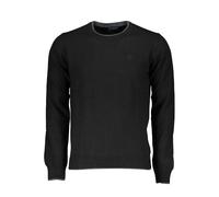 North Sails Mens Crew Neck Jumper No23348 - Black Cashmere - Size X-Large