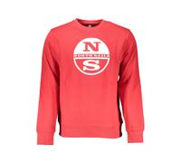 North Sails Mens Crew Neck Sweatshirt Ns Classic Model - Light Pink Cotton - Size Medium