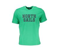 North Sails Mens Crew Neck Tshirt Classic Style - Sage Green Cotton - Size X-Large