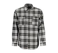 North Sails Mens Flannel Shirt Black White Plaid Cotton - Size 2XL