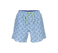 North Sails Mens Floral Print Swim Trunks - Light Blue - Size X-Large
