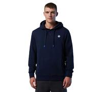 NORTH SAILS Men's Hooded Sweatshirt with Mini Logo and Pouch Pocket, blue navy, M