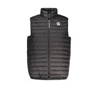 North Sails Mens Lightweight Puffer Vest - Black Nylon - Size X-Large