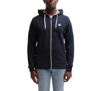NORTH SAILS - Men's logo hoodie with zip fastening