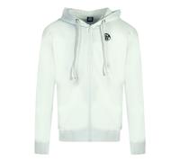 North Sails Mens Logo White Zip Hoodie Cotton - Size Medium
