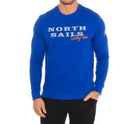 North Sails Mens Long-sleeved crew-neck sweatshirt 9022970 men - Blue - Size 2XL