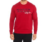 North Sails Mens Long-sleeved crew-neck sweatshirt 9022970 men - Dark Red - Size Medium
