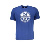 North Sails Mens Marine Explorers Tshirt - Medium Blue Cotton - Size Large