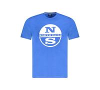 North Sails Mens Ns Graphic Tee Short Sleeve Crew Neck - Medium Blue Cotton - Size 2XL