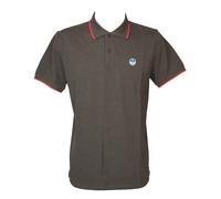 NORTH SAILS men's polo shirt, short sleeve with collar and buttons with embroide